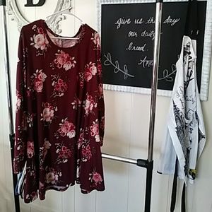 XL Long Sleeve Mini Dress